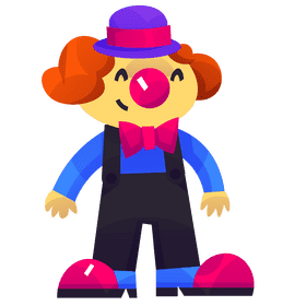 Clown clipart