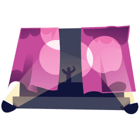 Conductor scene clipart