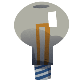 Electrician lamp clipart