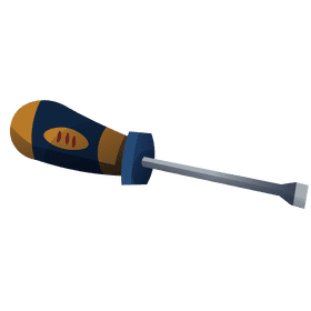 Electrician screwdriver clipart