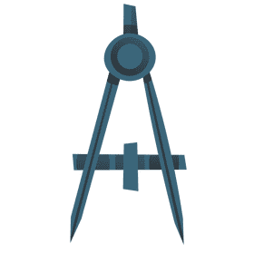 Engineer compass clipart