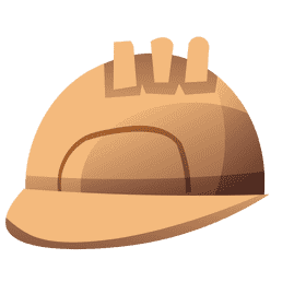 Factory worker helmet clipart