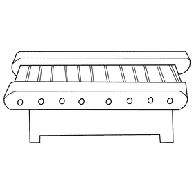 Factory worker machine black and white clipart