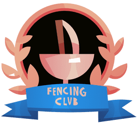 Fencing emblem clipart