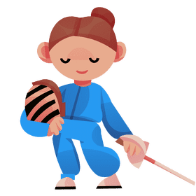 Fencer clipart