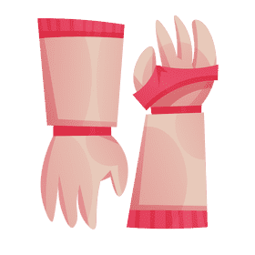 Fencing gloves clipart