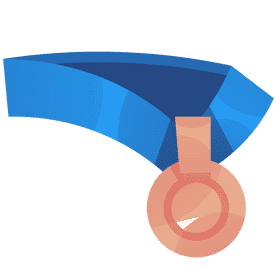 Fencing medal clipart