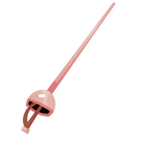 Fencing rapier clipart