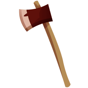 Fireman axe clipart
