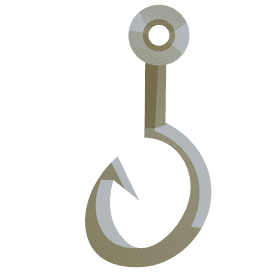 Fisherman hook clipart