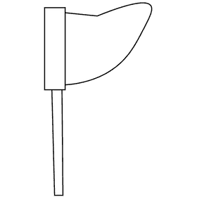 Fisherman net black and white clipart