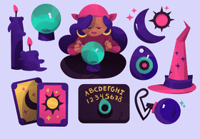 Fortuneteller vector