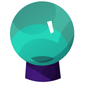 Fortuneteller ball clipart