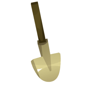 Gardener showel clipart