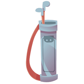 Golf case clipart