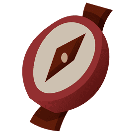 Guide compass clipart