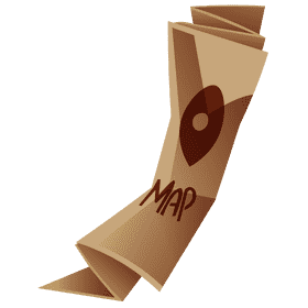 Guide map clipart