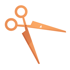 Hairdresser scissors clipart