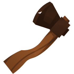 Hunter axe clipart