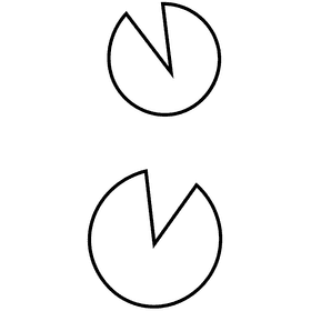 Hunter hoofs black and white clipart