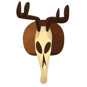 Hunter skull clipart