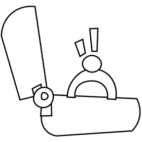 Jeweler ring black and white clipart