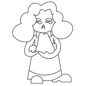 Judge black and white clipart