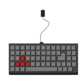 Gaming keyboard clipart