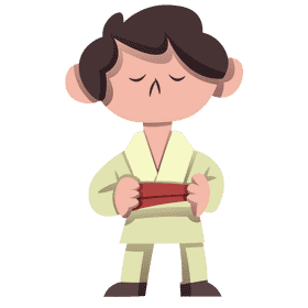 Karate karatist clipart