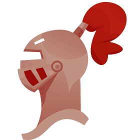 Knight helmet clipart