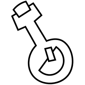 Potion liquid black and white clipart