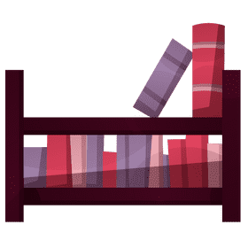 Librarian shelf clipart