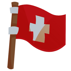 Lifeguard flag clipart