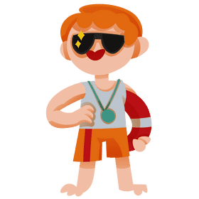 Lifeguard clipart