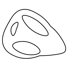 Lifeguard vest black and white clipart