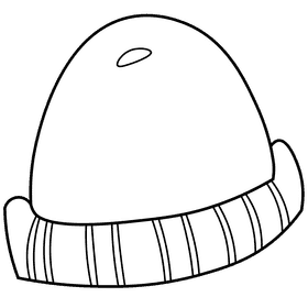 Lumberjack hat black and white clipart