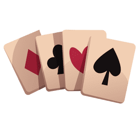 Magician cards clipart