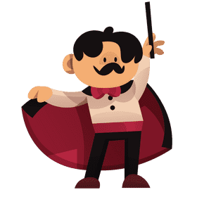 Magician clipart