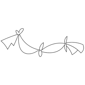 Magician stripe black and white clipart