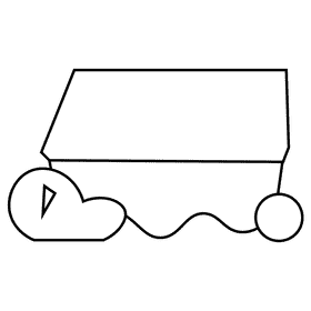 Maid soap black and white clipart