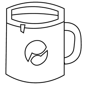 Manager coffee black and white clipart