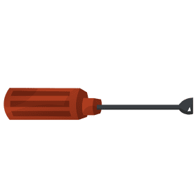 Mechanic screwdriver clipart