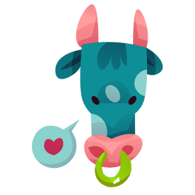 Dairy farmer milking cow clipart