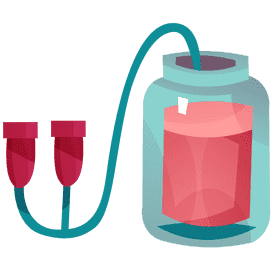 Dairy farmer milking device clipart