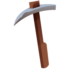 Miner picaxe clipart