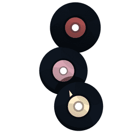 Musician discs clipart