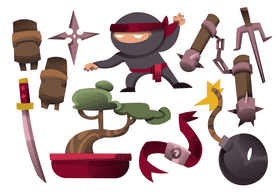 Ninja vector