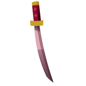 Ninja katana clipart