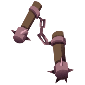 Ninja nunchucks clipart