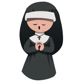 Nun clipart